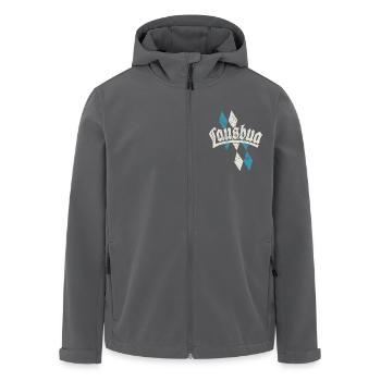 Lausbua auf bayrisch - Festzelt, Bier und Gaudi - Recycelte Männer Softshell-Jacke von Stanley/Stella - Anthrazit - Vorne - AI Model Male 185 light (185cm)