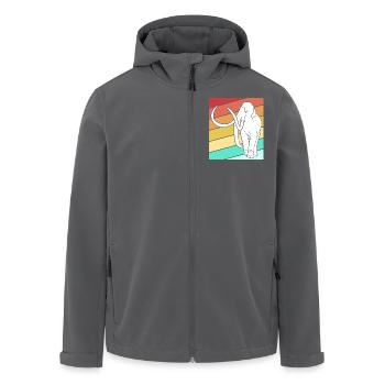 Mammut - Recycelte Männer Softshell-Jacke von Stanley/Stella - Anthrazit - Vorne - AI Model Male 185 light (185cm)