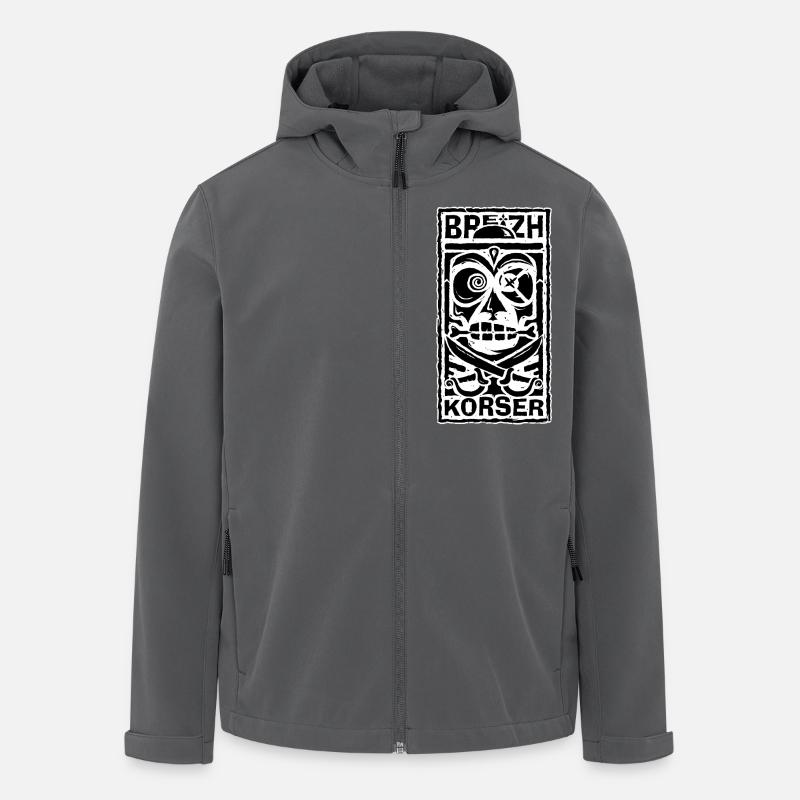 Tiki Breizh Korser - Recycelte Männer Softshell-Jacke von Stanley/Stella - Anthrazit
