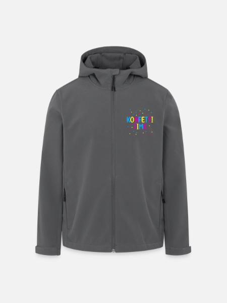 Konfetti time - Recycelte Männer Softshell-Jacke von Stanley/Stella - Anthrazit