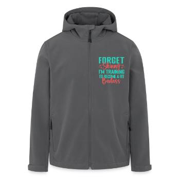 Fitness Motivation Bodybuilder Fit Badass - Recycelte Männer Softshell-Jacke von Stanley/Stella - Anthrazit - Vorne - AI Model Male 185 light (185cm)