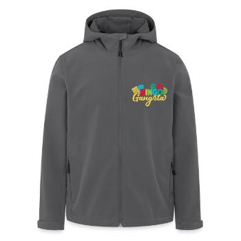 Bingo Game Gangsta Bingo - Recycelte Männer Softshell-Jacke von Stanley/Stella - Anthrazit - Vorne - AI Model Male 185 light (185cm)
