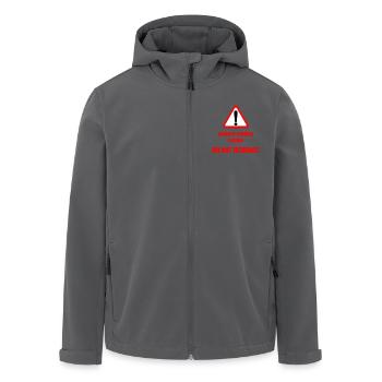 Nicht interagieren - Recycelte Männer Softshell-Jacke von Stanley/Stella - Anthrazit - Vorne - AI Model Male 185 light (185cm)