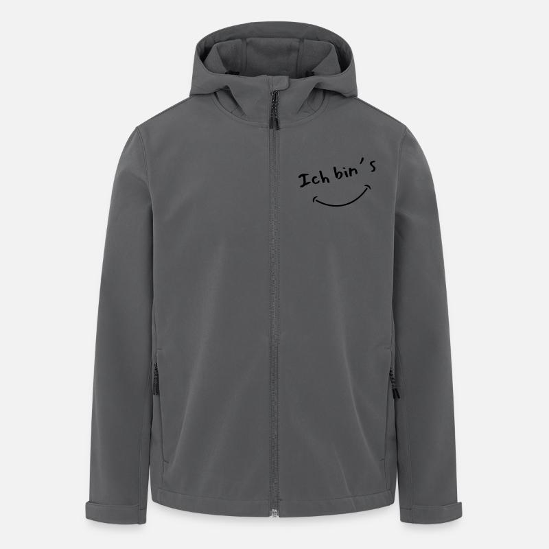 Ich bin`s - Recycelte Männer Softshell-Jacke von Stanley/Stella - Anthrazit