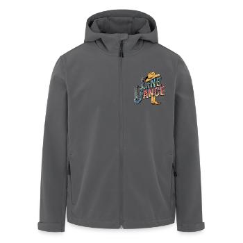 Line Dance Was sonst? Ich bin Line Dancer, Line Da - Recycelte Männer Softshell-Jacke von Stanley/Stella - Anthrazit - Vorne - AI Model Male 185 light (185cm)