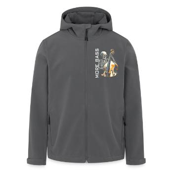 Skelett spielt Kontrabass - Recycelte Männer Softshell-Jacke von Stanley/Stella - Anthrazit - Vorne - AI Model Male 185 light (185cm)