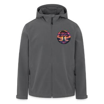 Soul Tree - Recycelte Männer Softshell-Jacke von Stanley/Stella - Anthrazit - Vorne - AI Model Male 185 light (185cm)