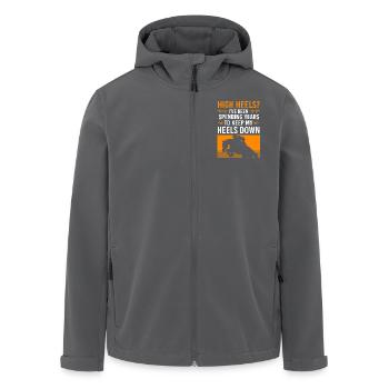 Dressur Dressurpferd Dressurreiter - Recycelte Männer Softshell-Jacke von Stanley/Stella - Anthrazit - Vorne - AI Model Male 185 light (185cm)