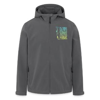 Dressur Dressurpferd Dressurreiter - Recycelte Männer Softshell-Jacke von Stanley/Stella - Anthrazit - Vorne - AI Model Male 185 light (185cm)