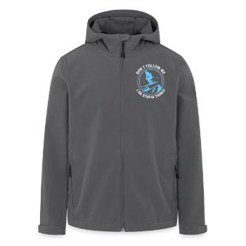 Ski Skiurlaub - Recycelte Männer Softshell-Jacke von Stanley/Stella - Anthrazit - Vorne - AI Model Male 185 light (185cm)