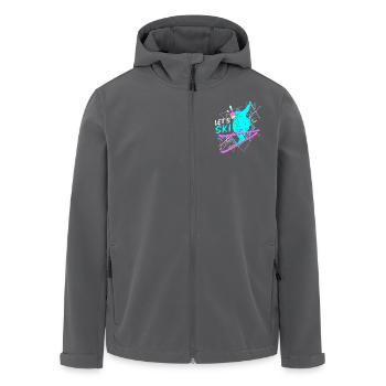 Ski Skiurlaub - Recycelte Männer Softshell-Jacke von Stanley/Stella - Anthrazit - Vorne - AI Model Male 185 light (185cm)