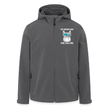 Ski Skiurlaub - Recycelte Männer Softshell-Jacke von Stanley/Stella - Anthrazit - Vorne - AI Model Male 185 light (185cm)