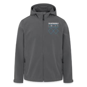 Ski Skiurlaub - Recycelte Männer Softshell-Jacke von Stanley/Stella - Anthrazit - Vorne - AI Model Male 185 light (185cm)