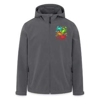Krabbe - Recycelte Männer Softshell-Jacke von Stanley/Stella - Anthrazit - Vorne - AI Model Male 185 light (185cm)