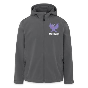 Mottenmann - Recycelte Männer Softshell-Jacke von Stanley/Stella - Anthrazit - Vorne - AI Model Male 185 light (185cm)