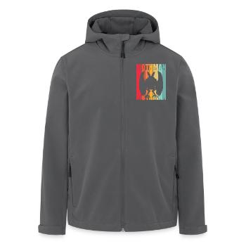 Mottenmann - Recycelte Männer Softshell-Jacke von Stanley/Stella - Anthrazit - Vorne - AI Model Male 185 light (185cm)