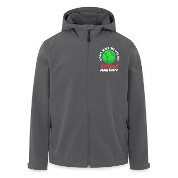Softball Mutter Softball Mama - Recycelte Männer Softshell-Jacke von Stanley/Stella - Anthrazit - Vorne - AI Model Male 185 light (185cm)