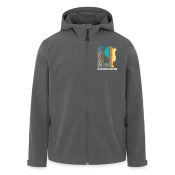 Sternzeichen Krebs - Recycelte Männer Softshell-Jacke von Stanley/Stella - Anthrazit - Vorne - AI Model Male 185 light (185cm)