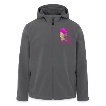 Sternzeichen Krebs - Recycelte Männer Softshell-Jacke von Stanley/Stella - Anthrazit - Vorne - AI Model Male 185 light (185cm)