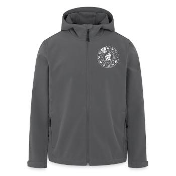 Sternzeichen Wassermann - Recycelte Männer Softshell-Jacke von Stanley/Stella - Anthrazit - Vorne - AI Model Male 185 light (185cm)