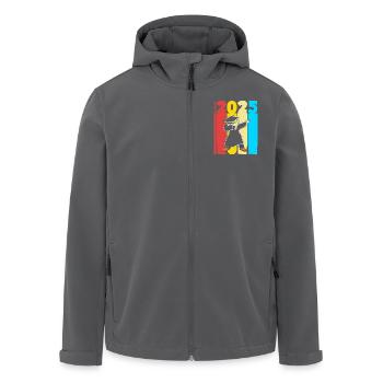 Klasse von 2025 - Recycelte Männer Softshell-Jacke von Stanley/Stella - Anthrazit - Vorne - AI Model Male 185 light (185cm)
