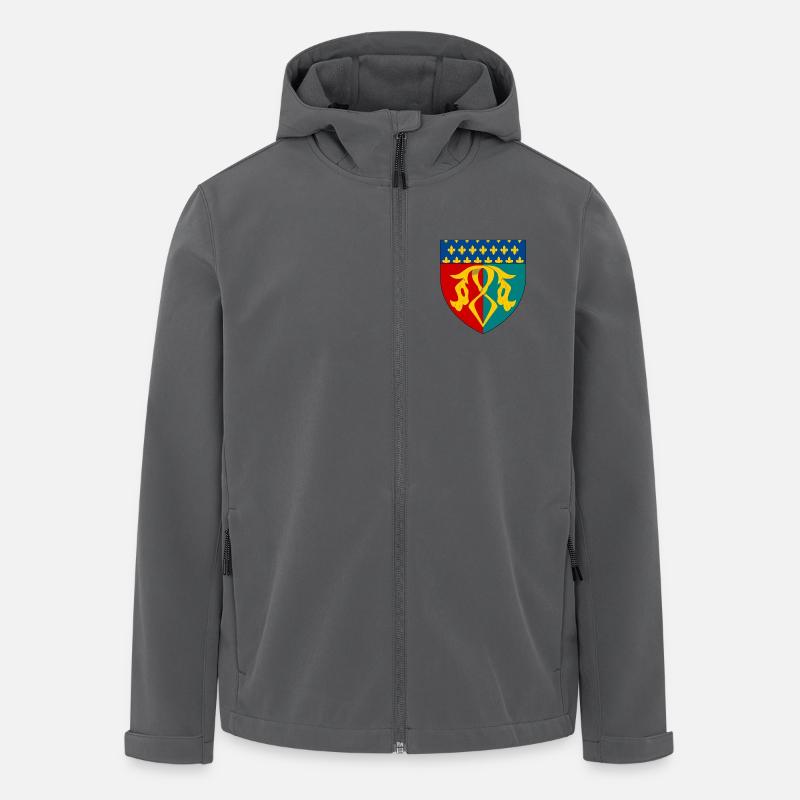 Wappen des Multien - Recycelte Männer Softshell-Jacke von Stanley/Stella - Anthrazit