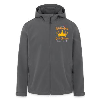 Sternzeichen Löwe - Recycelte Männer Softshell-Jacke von Stanley/Stella - Anthrazit - Vorne - AI Model Male 185 light (185cm)