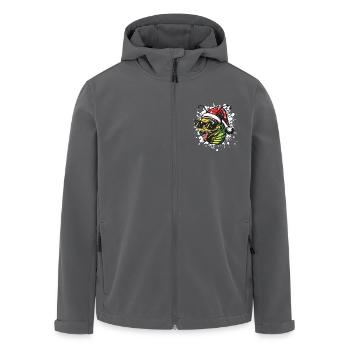 Wurm Weihnachten Lustig - Recycelte Männer Softshell-Jacke von Stanley/Stella - Anthrazit - Vorne - AI Model Male 185 light (185cm)