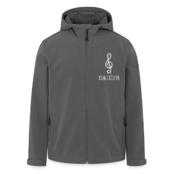 Klangkörper - Dirigent - Chor - Sängerin - Recycelte Männer Softshell-Jacke von Stanley/Stella - Anthrazit - Vorne - AI Model Male 185 light (185cm)