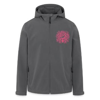International Women's Day - Geschenk - Recycelte Männer Softshell-Jacke von Stanley/Stella - Anthrazit - Vorne - AI Model Male 185 light (185cm)