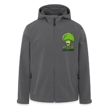 Veggie Metal Maniac - Vegan Musik - Spruch - Recycelte Männer Softshell-Jacke von Stanley/Stella - Anthrazit - Vorne - AI Model Male 185 light (185cm)