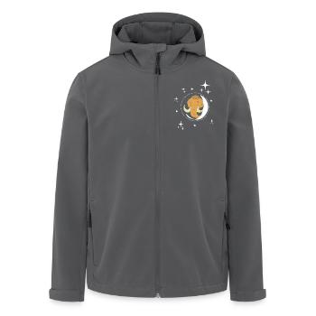 Mammut - Recycelte Männer Softshell-Jacke von Stanley/Stella - Anthrazit - Vorne - AI Model Male 185 light (185cm)