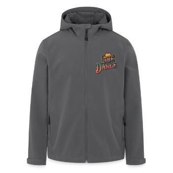 Line Dance Was sonst? Ich bin Line Dancer - Recycelte Männer Softshell-Jacke von Stanley/Stella - Anthrazit - Vorne - AI Model Male 185 light (185cm)