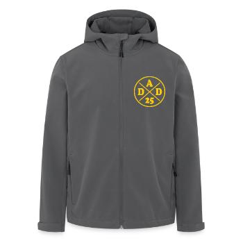 Dad 2025 - dad 25 - Recycelte Männer Softshell-Jacke von Stanley/Stella - Anthrazit - Vorne - AI Model Male 185 light (185cm)