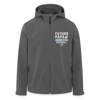 Zukunft Papst 2025 Erstvater 2025 - Recycelte Männer Softshell-Jacke von Stanley/Stella - Anthrazit - Vorne - AI Model Male 185 light (185cm)