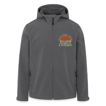 Cycling Legend Radsport-Geschenk - Recycelte Männer Softshell-Jacke von Stanley/Stella - Anthrazit - Vorne - AI Model Male 185 light (185cm)