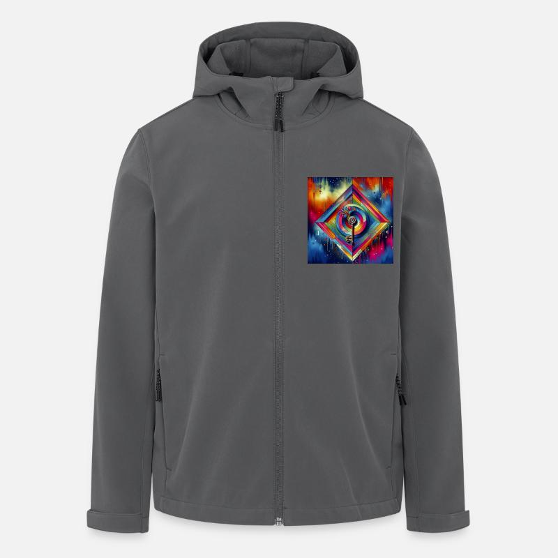 Schlüssel zur Integration - Recycelte Männer Softshell-Jacke von Stanley/Stella - Anthrazit