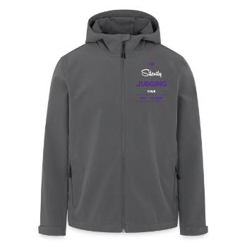 Zahnhygieniker Dental Zahnarzt - Recycelte Männer Softshell-Jacke von Stanley/Stella - Anthrazit - Vorne - AI Model Male 185 light (185cm)