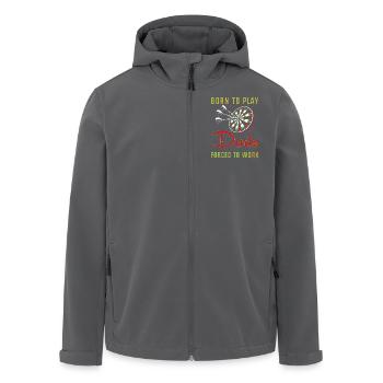 Dart Dartboard Dartpfeil - Recycelte Männer Softshell-Jacke von Stanley/Stella - Anthrazit - Vorne - AI Model Male 185 light (185cm)