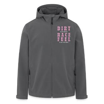 Dirt Track Racing - Recycelte Männer Softshell-Jacke von Stanley/Stella - Anthrazit - Vorne - AI Model Male 185 light (185cm)