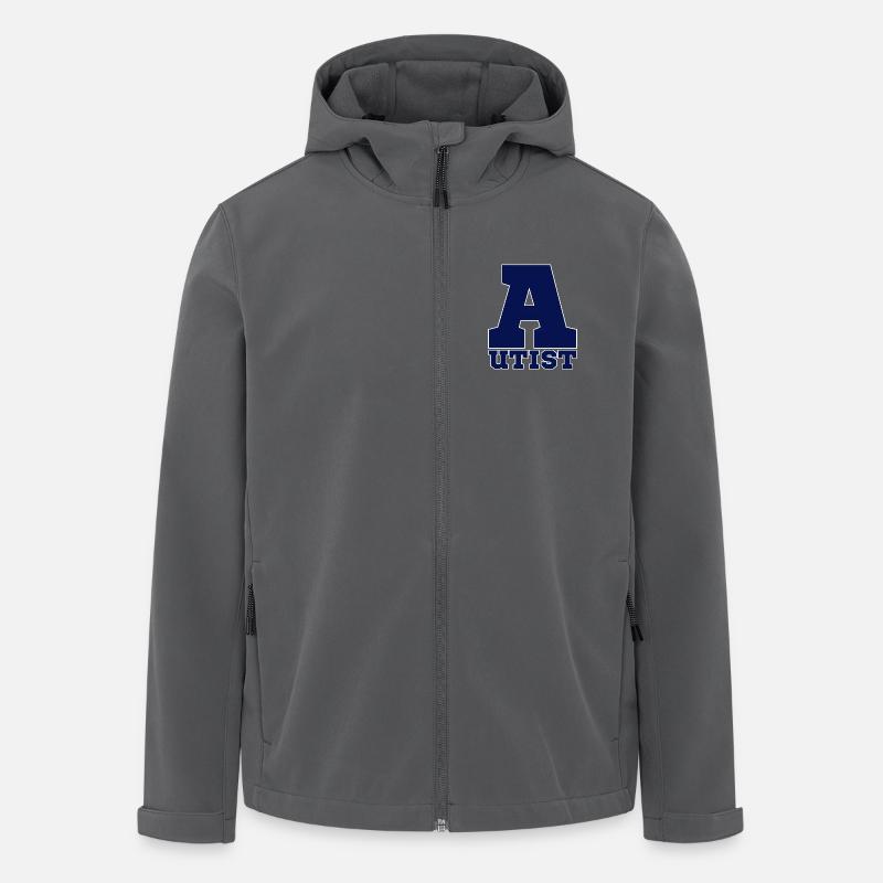 Autist - Recycelte Männer Softshell-Jacke von Stanley/Stella - Anthrazit