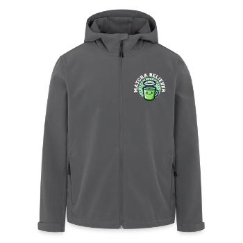 MATCHA-GLÄUBIGER - Recycelte Männer Softshell-Jacke von Stanley/Stella - Anthrazit - Vorne - AI Model Male 185 light (185cm)