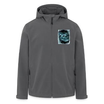 Wilde Jagd durchquert den Himmel - Recycelte Männer Softshell-Jacke von Stanley/Stella - Anthrazit - Vorne - AI Model Male 185 light (185cm)