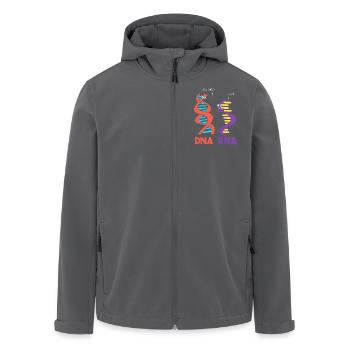 Botaniker - Recycelte Männer Softshell-Jacke von Stanley/Stella - Anthrazit - Vorne - AI Model Male 185 light (185cm)