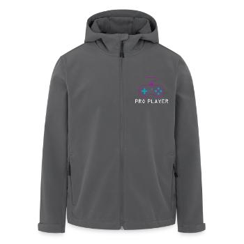 Pro Player Gamer - Recycelte Männer Softshell-Jacke von Stanley/Stella - Anthrazit - Vorne - AI Model Male 185 light (185cm)