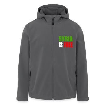 syrien - syria is free - Recycelte Männer Softshell-Jacke von Stanley/Stella - Anthrazit - Vorne - AI Model Male 185 light (185cm)