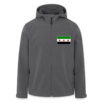 syrien - Recycelte Männer Softshell-Jacke von Stanley/Stella - Anthrazit - Vorne - AI Model Male 185 light (185cm)