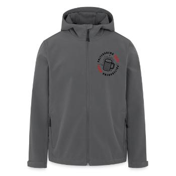 Polterabend 2025 - Recycelte Männer Softshell-Jacke von Stanley/Stella - Anthrazit - Vorne - AI Model Male 185 light (185cm)