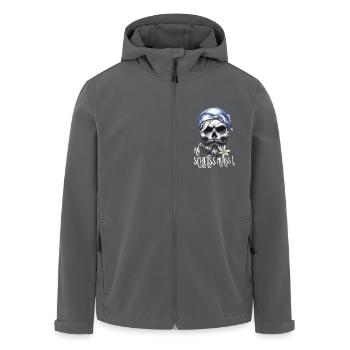 Grantler Trachtenshirt bayrische Mundart Dialekt - Recycelte Männer Softshell-Jacke von Stanley/Stella - Anthrazit - Vorne - AI Model Male 185 light (185cm)