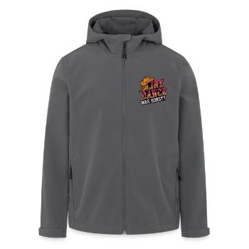 Line Dance Was sonst? Ich bin Line Dancer - Recycelte Männer Softshell-Jacke von Stanley/Stella - Anthrazit - Vorne - AI Model Male 185 light (185cm)